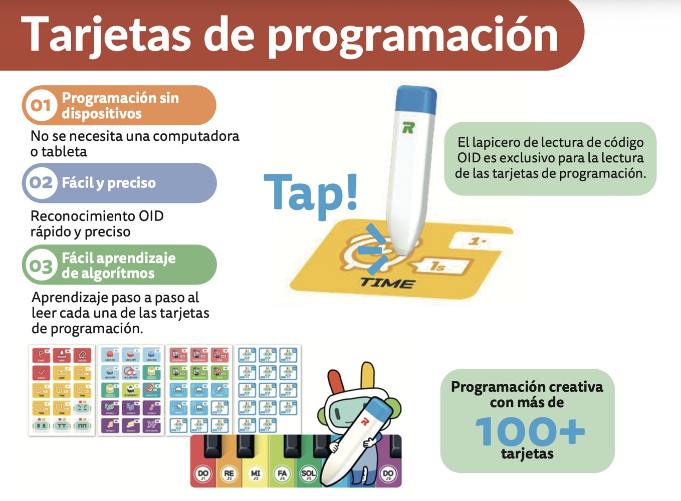 Tarjetas de código
