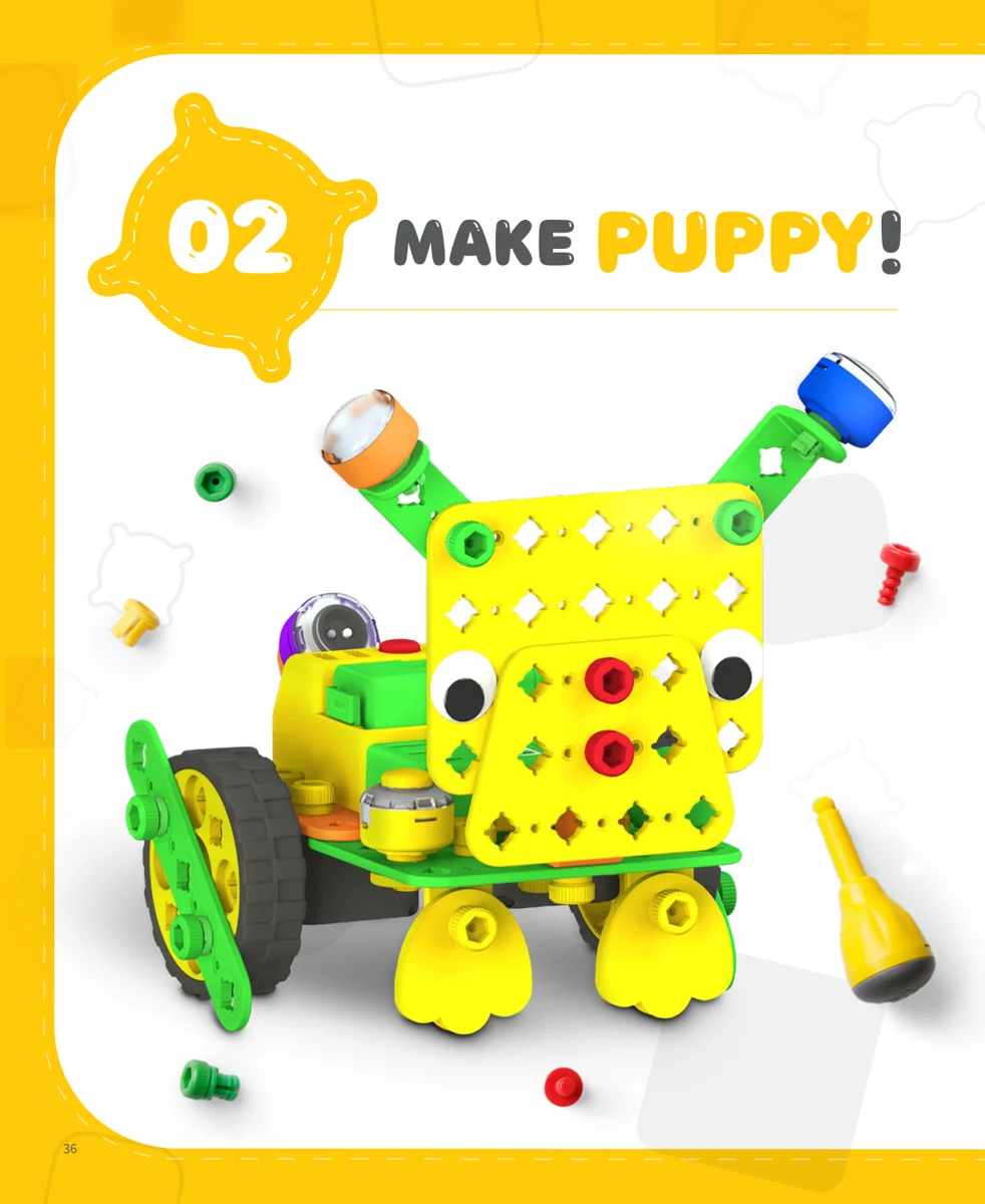 Puppy: modelo ilustrado en el manual de UARO PRO